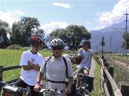 Approaching Igis on Route 2, 8.9 miles from Chur
